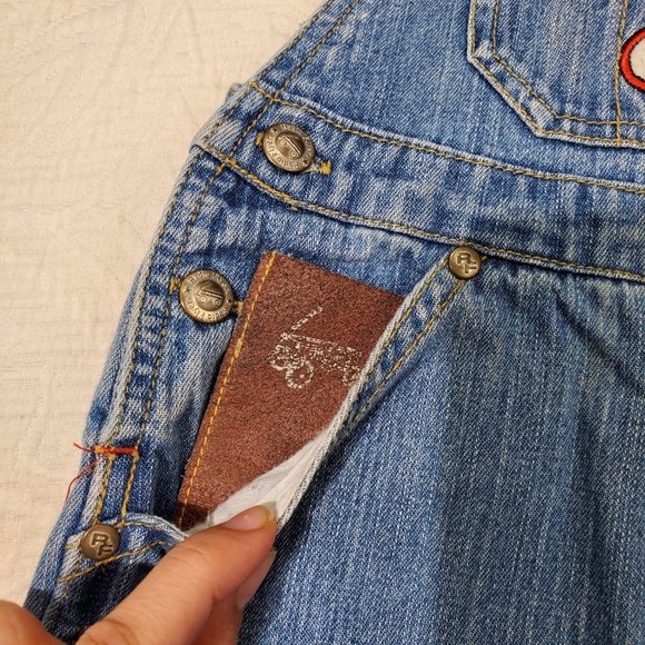 Retro Radio Flyer Wagon Overalls 18 months - Picture 5 of 12